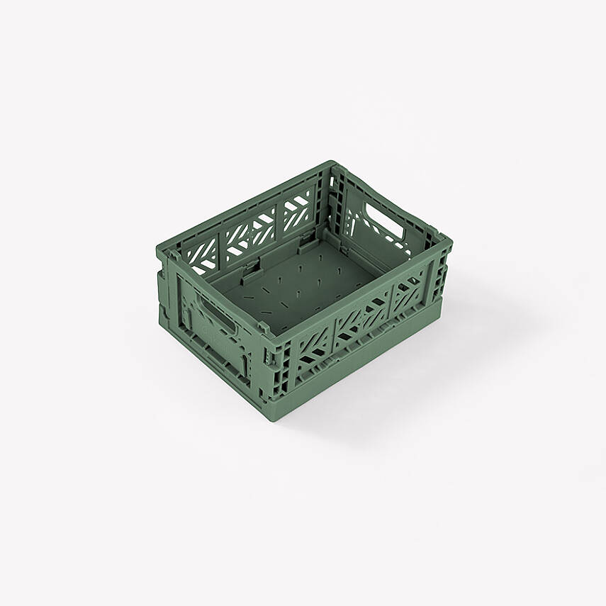 Aykasa 111506 Micro Box Almond Green Katlanabilir Kasa 4'lü Paket - 3