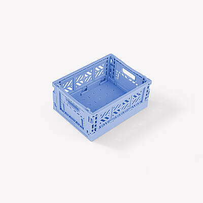 Aykasa 111506 Micro Box Baby Blue Katlanabilir Kasa 4'lü Paket - 3