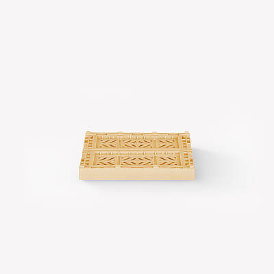 Aykasa 111506 Micro Box Banana Katlanabilir Kasa 4'lü Paket - 4