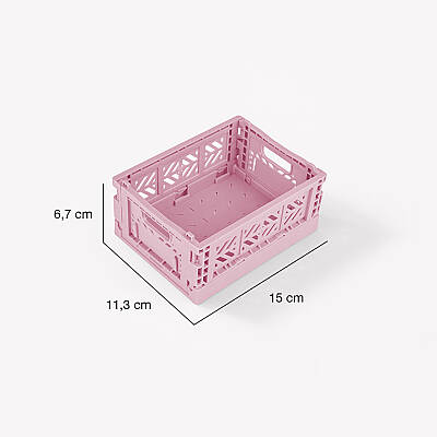 Aykasa 111506 Micro Box Cherry Blossom Katlanabilir Kasa 4'lü Paket - 5