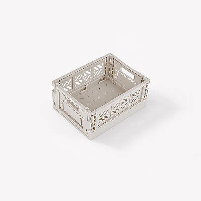 Aykasa 111506 Micro Box Light Gray Katlanabilir Kasa 4'lü Paket - 3