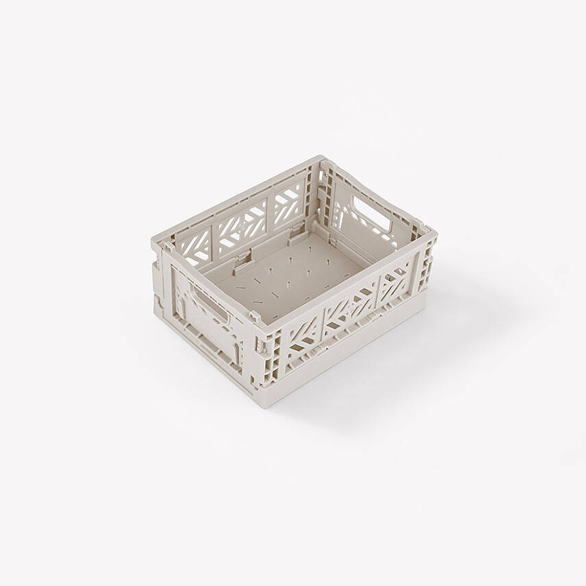 Aykasa 111506 Micro Box Light Gray Katlanabilir Kasa 4'lü Paket - 3
