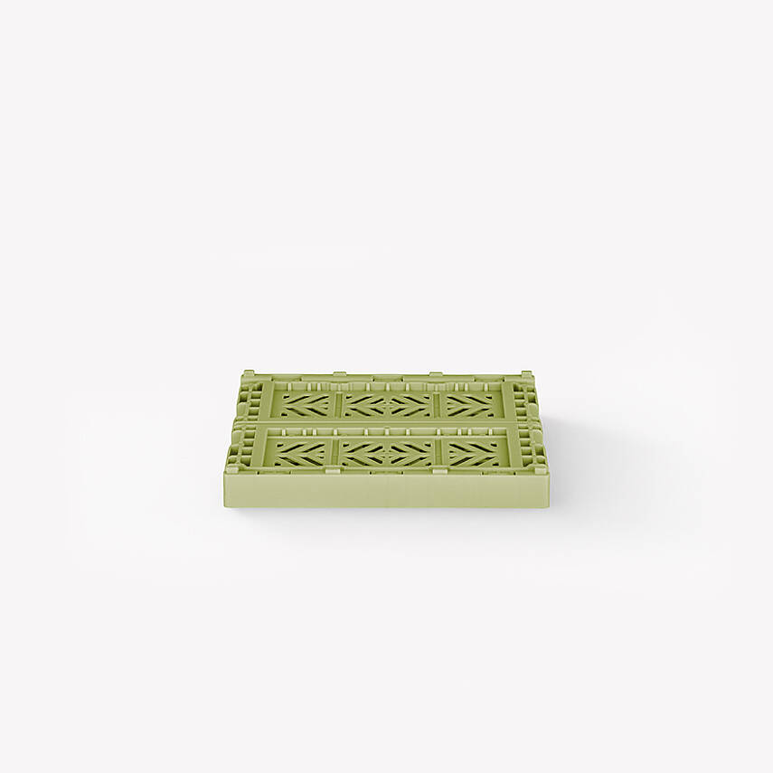Aykasa 111506 Micro Box Lime Cream Katlanabilir Kasa 4'lü Paket - 4