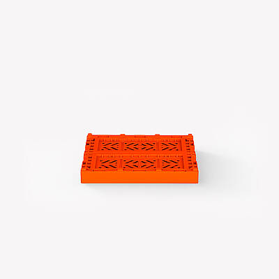 Aykasa 111506 Micro Box Orange Katlanabilir Kasa 4'lü Paket - 4