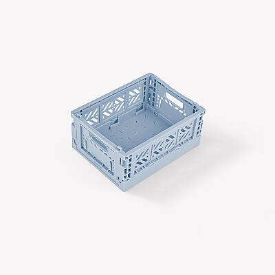 Aykasa 111506 Micro Box Pale Blue Katlanabilir Kasa 4'lü Paket - 3