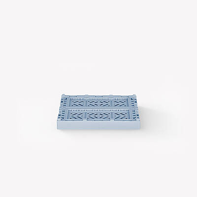 Aykasa 111506 Micro Box Pale Blue Katlanabilir Kasa 4'lü Paket - 4