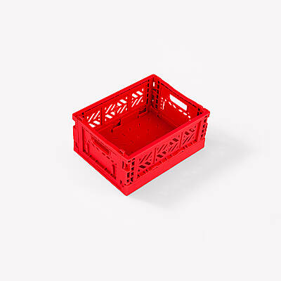 Aykasa 111506 Micro Box Red Katlanabilir Kasa 4'lü Paket - 3