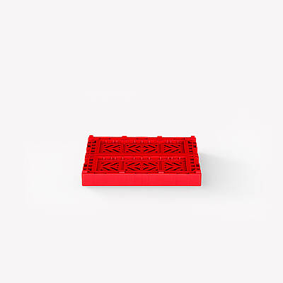 Aykasa 111506 Micro Box Red Katlanabilir Kasa 4'lü Paket - 4