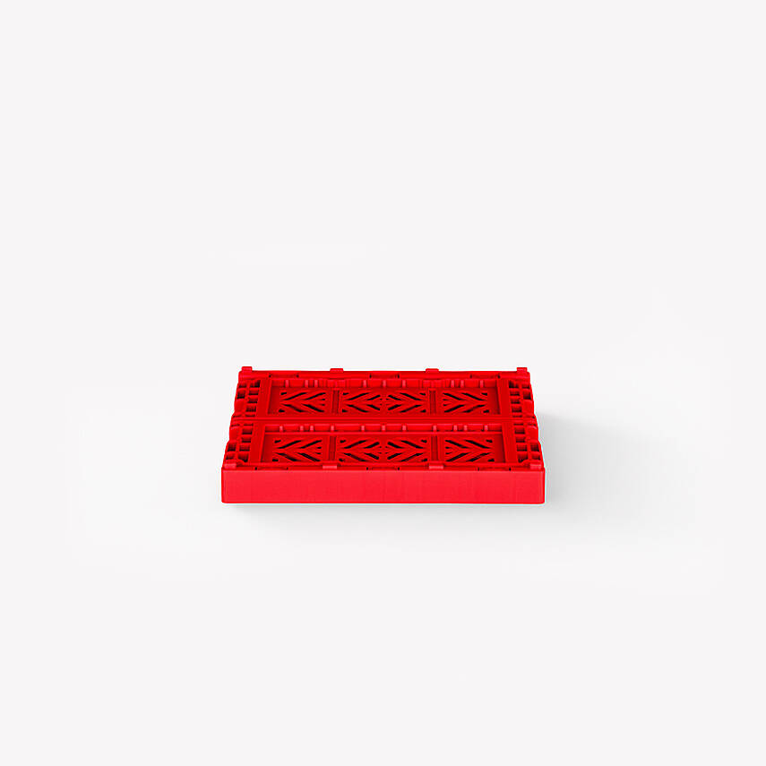 Aykasa 111506 Micro Box Red Katlanabilir Kasa 4'lü Paket - 4