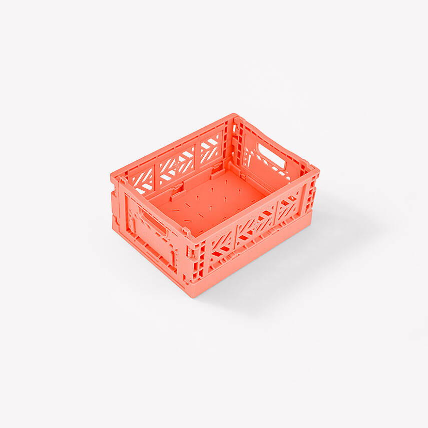 Aykasa 111506 Micro Box Salmon Pink Katlanabilir Kasa 4'lü Paket - 3