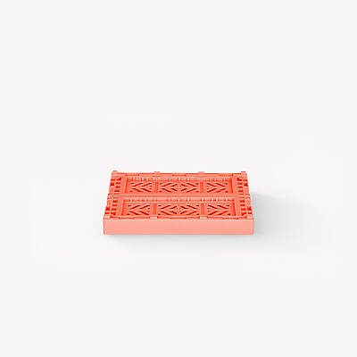 Aykasa 111506 Micro Box Salmon Pink Katlanabilir Kasa 4'lü Paket - 4