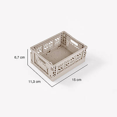 Aykasa 111506 Micro Box Sand Katlanabilir Kasa 4'lü Paket - 5