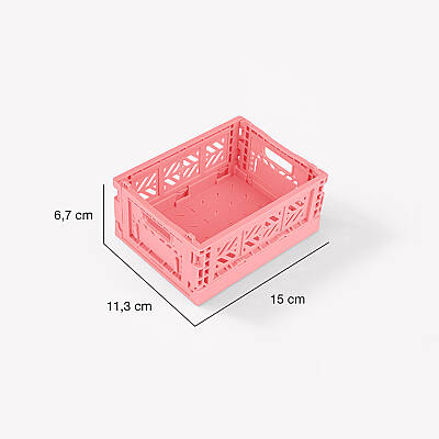 Aykasa 111506 Micro Box Strawberry Milk Katlanabilir Kasa 4'lü Paket - 5