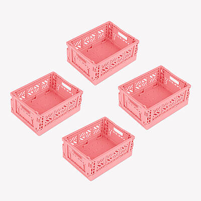 Aykasa 111506 Micro Box Strawberry Milk Katlanabilir Kasa 4'lü Paket - 2