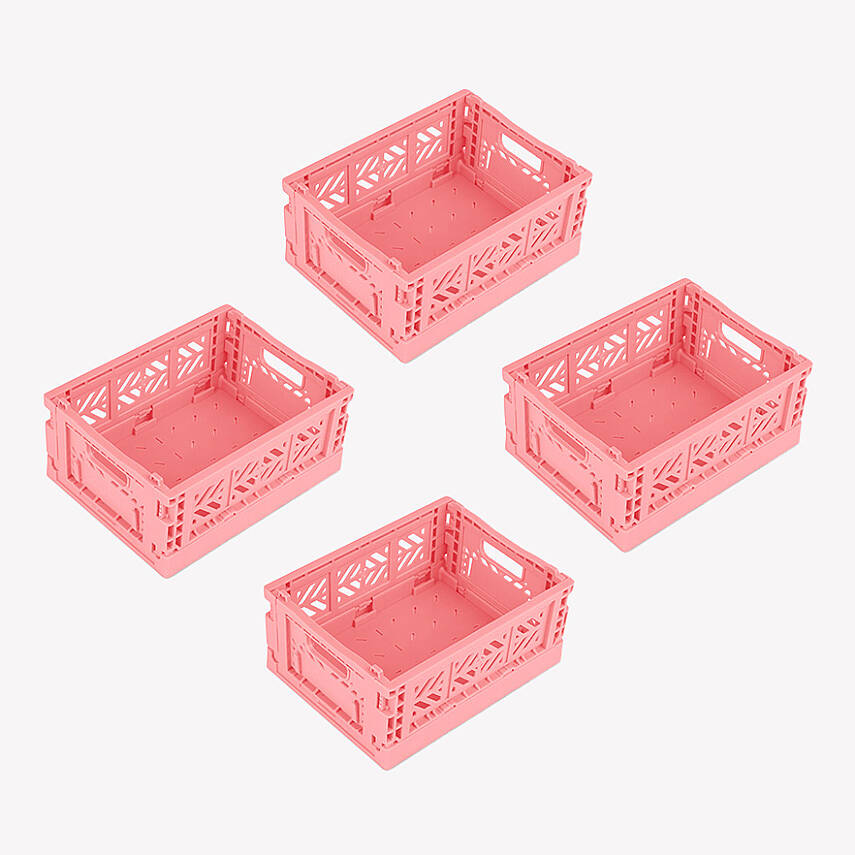 Aykasa 111506 Micro Box Strawberry Milk Katlanabilir Kasa 4'lü Paket - 2