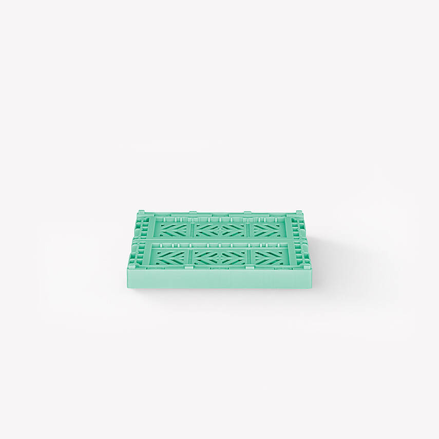 Aykasa 111506 Micro Box Warm Mint Katlanabilir Kasa 4'lü Paket - 4