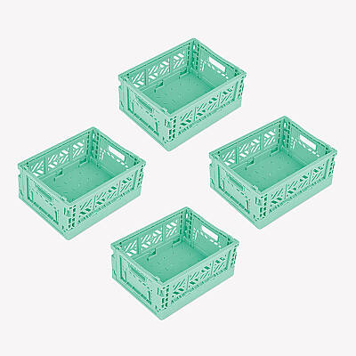 Aykasa 111506 Micro Box Warm Mint Katlanabilir Kasa 4'lü Paket - 2