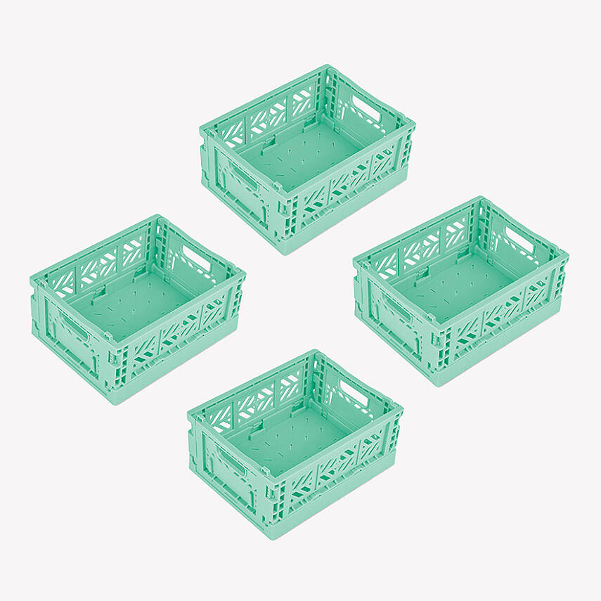 Aykasa 111506 Micro Box Warm Mint Katlanabilir Kasa 4'lü Paket - 2